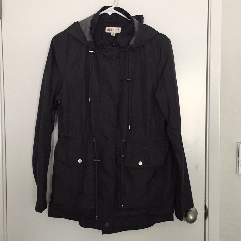 Charcoal Windbreaker